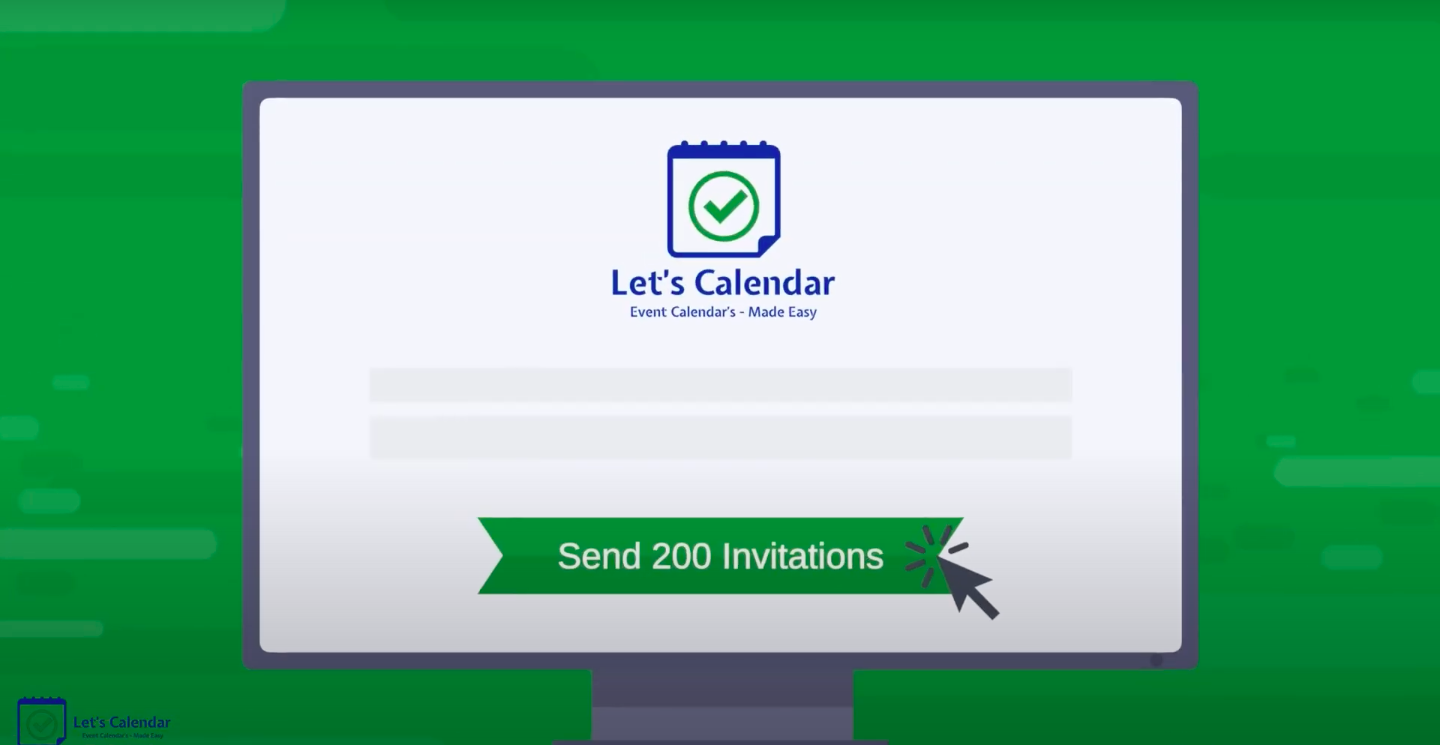 Let's Calendar Send Mass & Bulk Calendar Invite Tool, Software, App