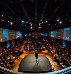 full conference hall