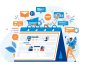 E-commerce event calendar invites with attendees engaging in a live online session