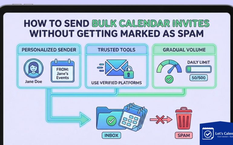 Bulk calendar invite sending best practices to avoid spam and improve deliverability