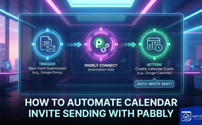 calendar invite automation using pabbly integration