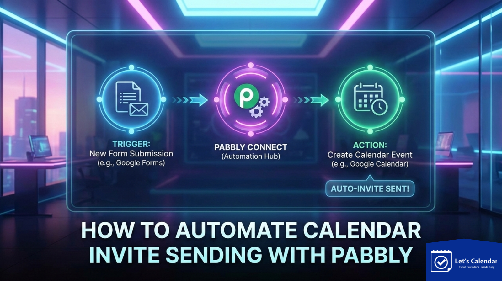 calendar invite automation using pabbly integration