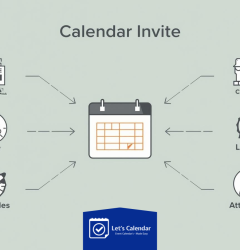 What is a Calendar Invite displayed on a digital meeting schedule interface