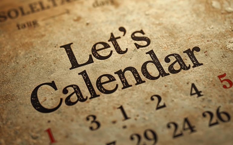 Let’s Calendar dashboard showing bulk calendar invite scheduling for meetings and events