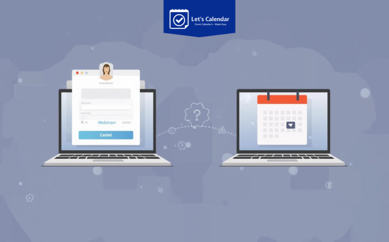 Automate Webinar registration workflow sending automatic calendar invites to webinar attendees