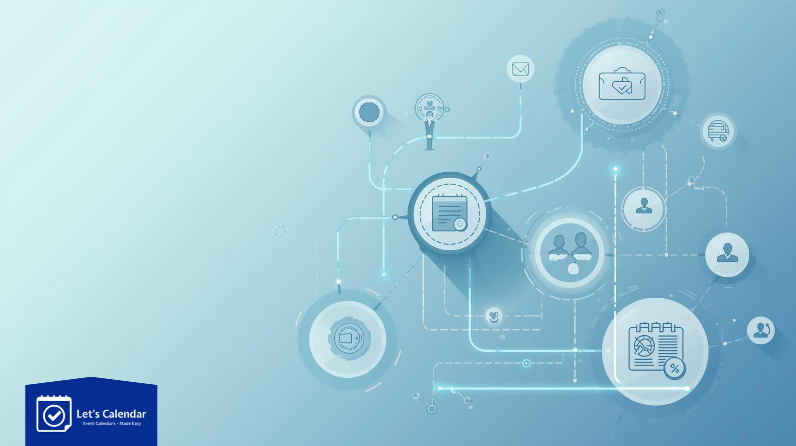 Event automation workflow for conferences, webinars, and meetings without coding