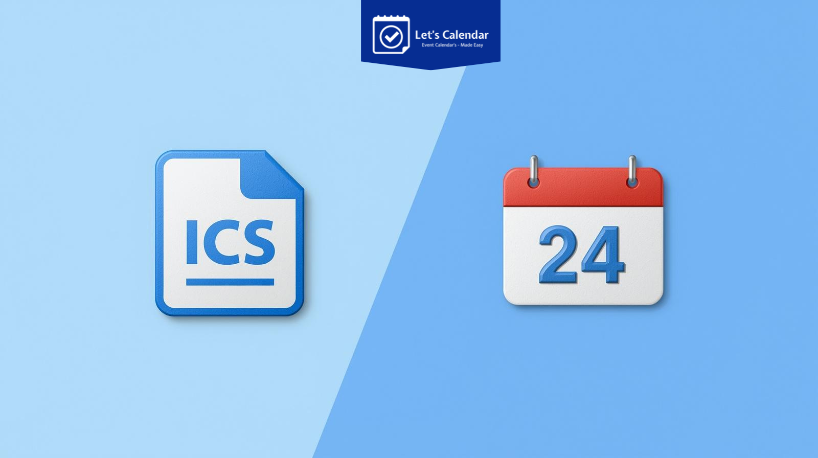 ICS file vs calendar invite comparison showing differences in event scheduling methods