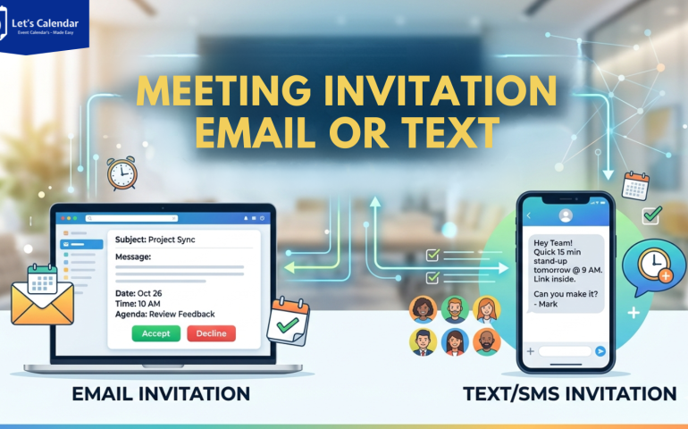 email for meeting invitation templates and text message examples