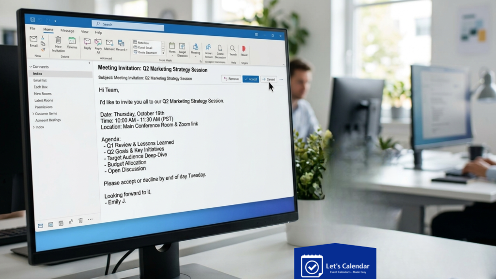 meeting invitation examples to help you understand different formats.