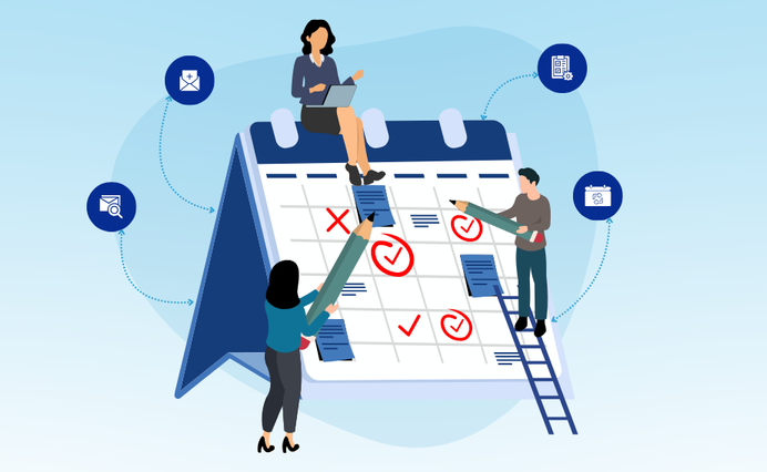 Calendar sharing restriction illustration