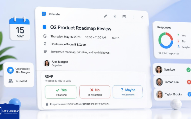RSVP Meaning in Calendar Invites