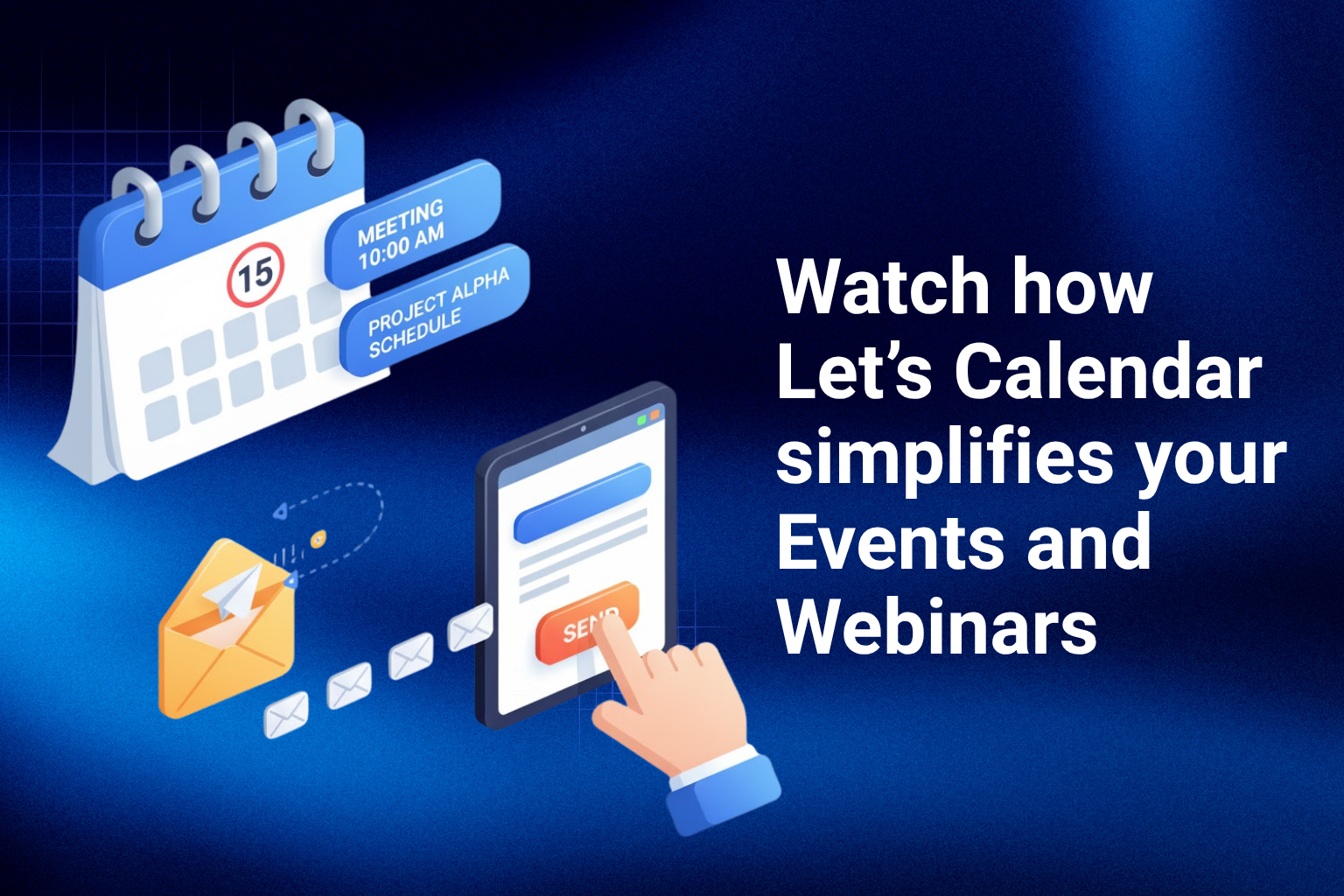 Let's Calendar Product Showcase Presentation Panel Demo Preview